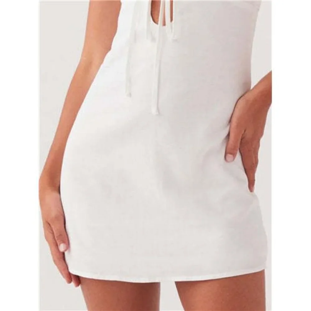 Tie-Front Mini Cami Dress